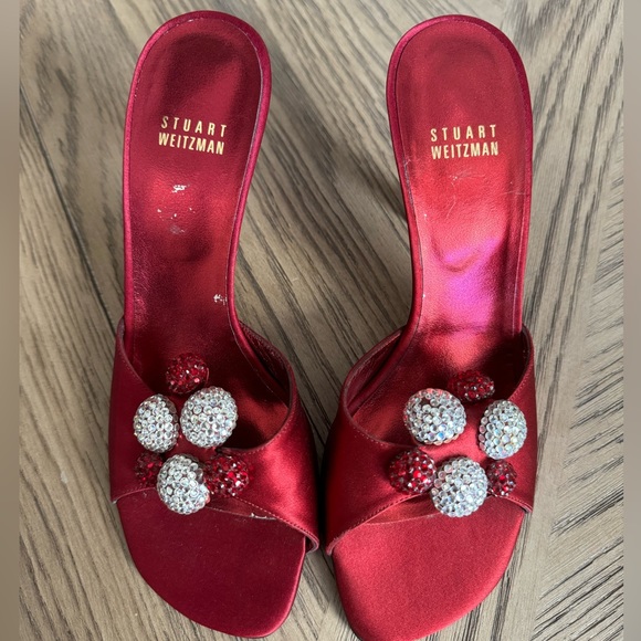 Stuart Weitzman red heels - Picture 2 of 4